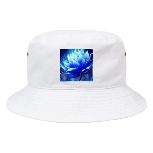 幻想的なブルーフラワー Bucket Hat