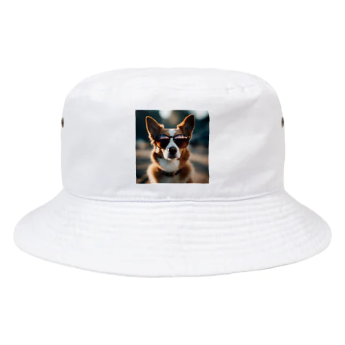 サングラスをかけたクールな犬 Bucket Hat