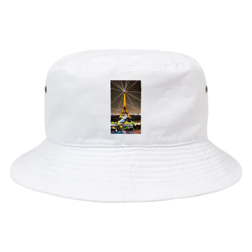 エッフェル塔 夜景 グッズ Bucket Hat