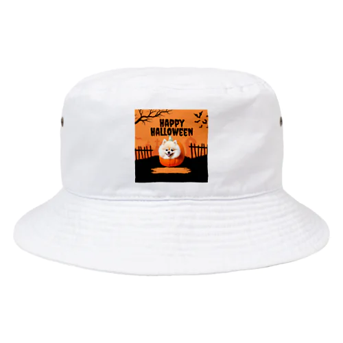 ハロウィンを楽しむ犬 Bucket Hat