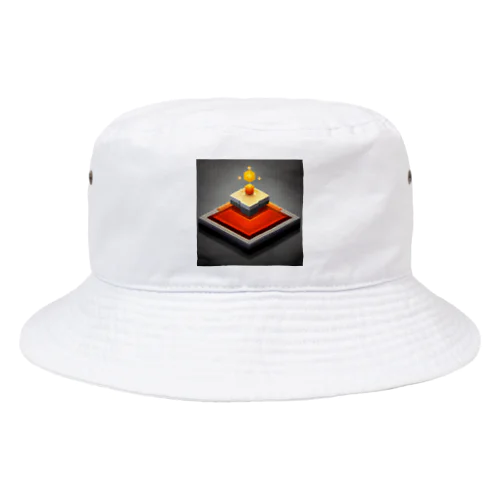 赤四角ろうそく Bucket Hat