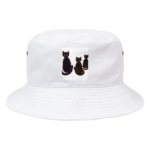 ネコクロ Bucket Hat