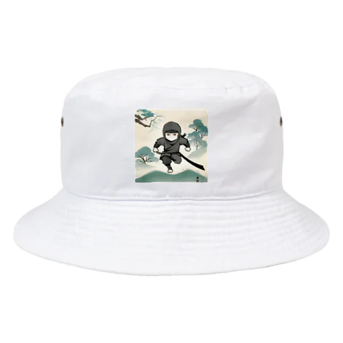 忍者のイラストグッズ Bucket Hat