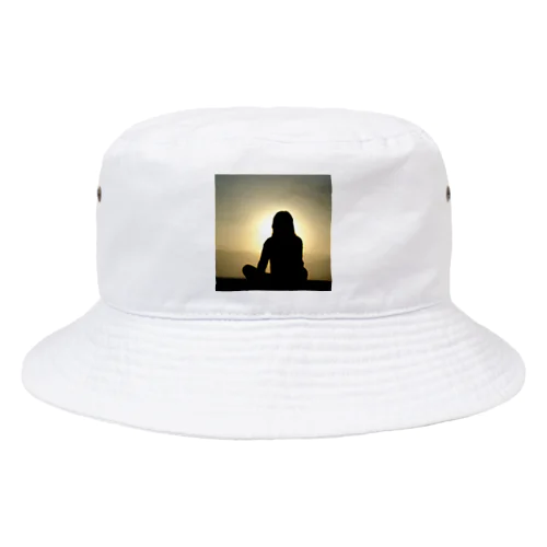 背中で語ろうグッズ Bucket Hat