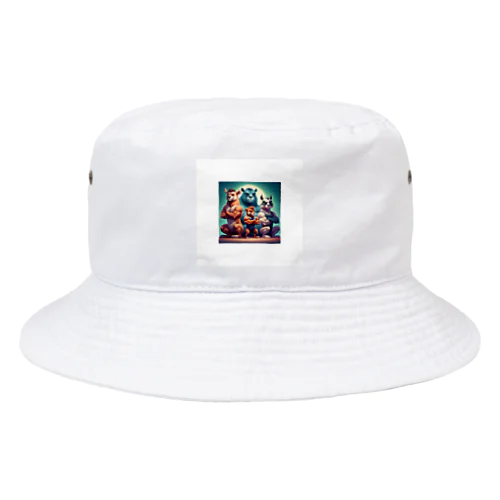 きんにくごはんアニマルズ❤✨ Bucket Hat