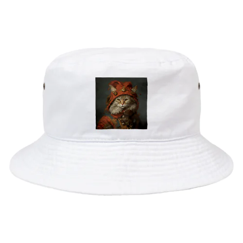 ドット猫 グッズ Bucket Hat