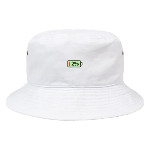 エネルギー残りわずか Bucket Hat