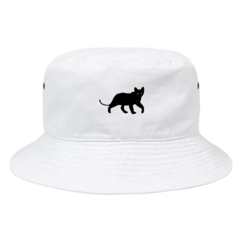 あるく黒猫 Bucket Hat