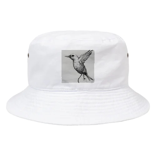 羽ばたく鳥 Bucket Hat