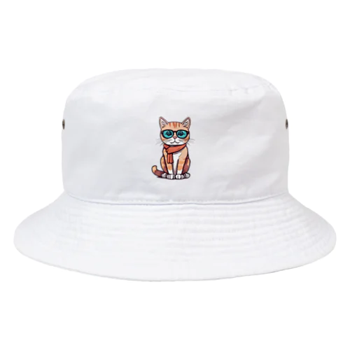 メガネ猫∥ Bucket Hat