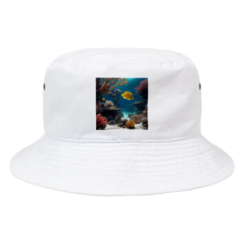 魚の楽園、海底の宝グッズ Bucket Hat