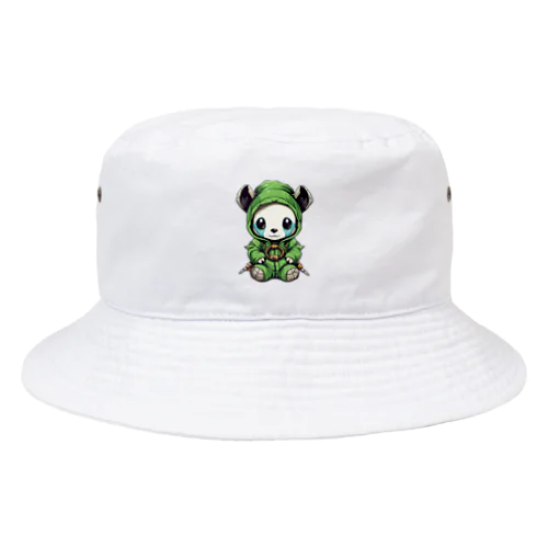 冒険者パンダ Bucket Hat