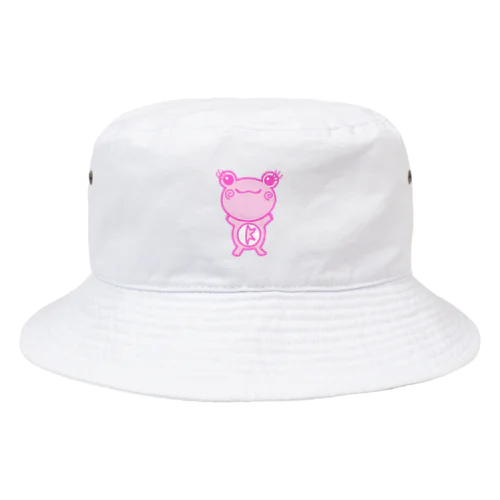 かえるのKぴんくバケットハット Bucket Hat