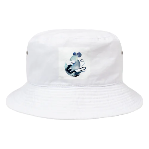 水墨画シリーズ　鼠 Bucket Hat