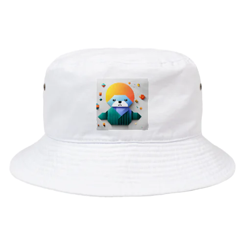 コツメカワウソ折り紙風 Bucket Hat