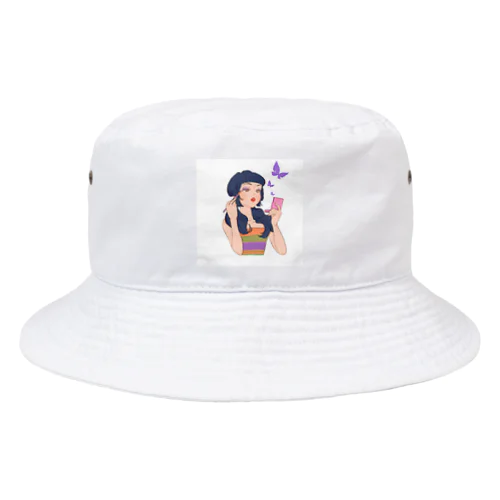 コスメ女子 Bucket Hat