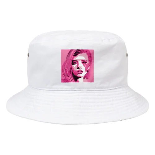 pink girl Bucket Hat