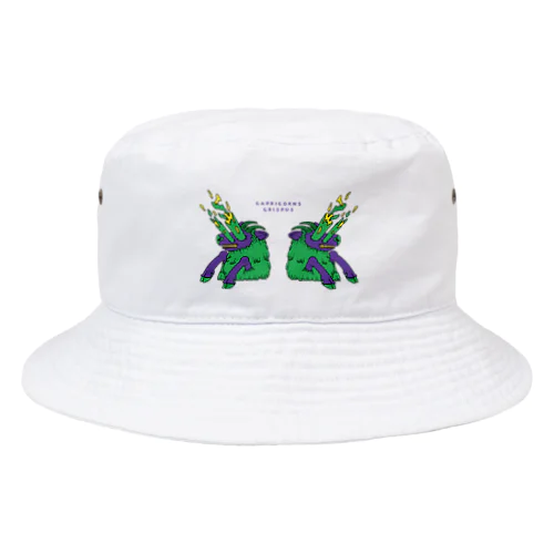 GREEN KAMOSHIKA Bucket Hat