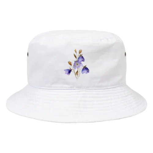 キキョウ Chinese bellflower Bucket Hat