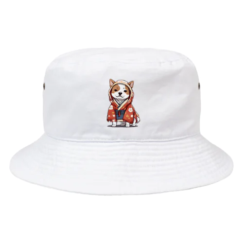 和装わんちゃん Bucket Hat