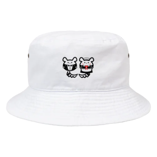 チラッと正装チンチラ Bucket Hat