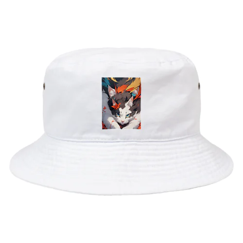 猫、秋の陣 Bucket Hat