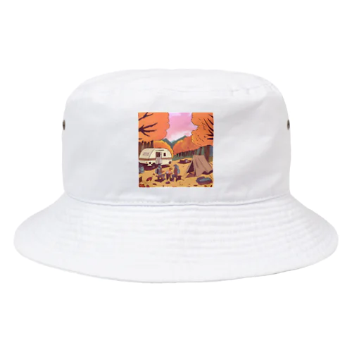 秋のキャンプに Bucket Hat