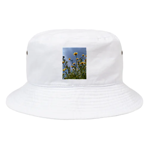 黄色い春菊の花 Bucket Hat