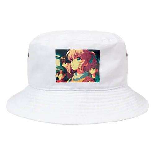 「OVA 地球最後の冬休み」| 90s J-Anime "OVA The Last Winter Vacation on Earth" Bucket Hat