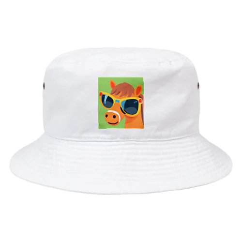 サングラスとヒヒー君 Bucket Hat