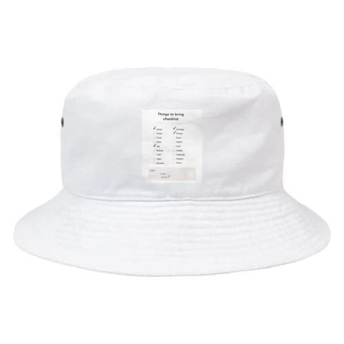 モチベーションチェックリスト　motivation checklist Bucket Hat