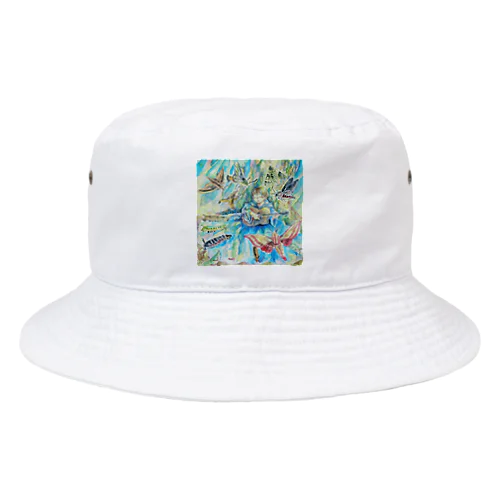 スズメガの森 designed by クスノキ陽菜 Bucket Hat