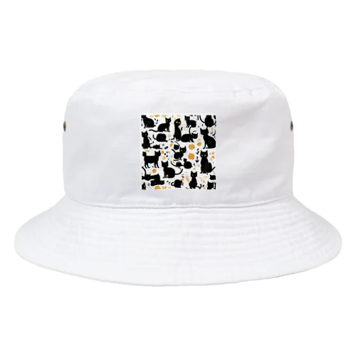 ラム猫ちゃんイラストシリーズ Bucket Hat