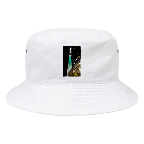 夜景！！スカイツリー Bucket Hat