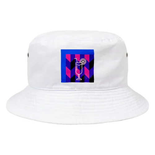 ドリンク　明るく Bucket Hat