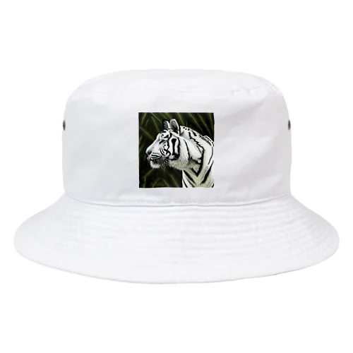白いトラ Bucket Hat