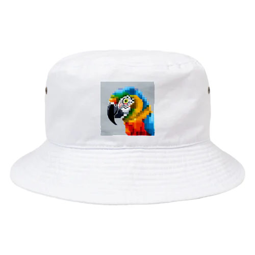 華やかな羽色のオウム Bucket Hat