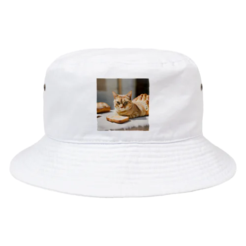 パンの化身、茶トラ Bucket Hat