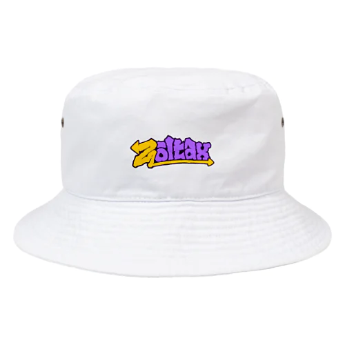 Zoltax. グラフィティ ロゴ 紅芋タルト Bucket Hat