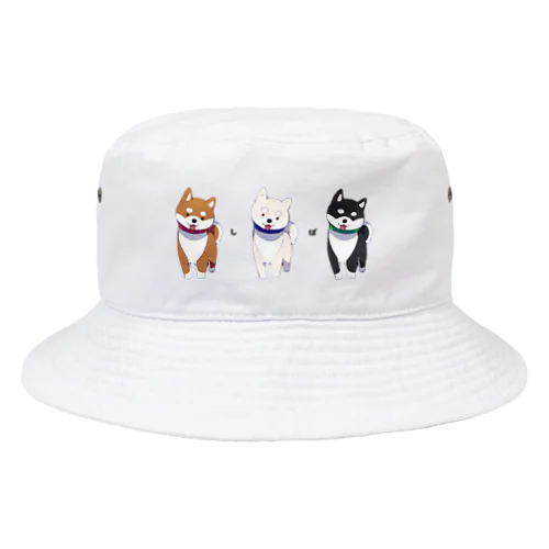 3色柴犬 Bucket Hat