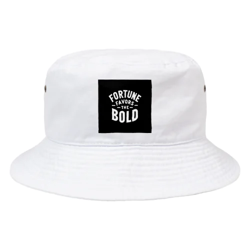 Fortune Favors The Bold Bucket Hat
