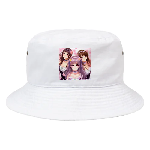 かわいいアイドルグループ美少女 Bucket Hat