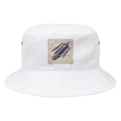 【宇宙の風見鶏】イラストグッズ🚀 Bucket Hat