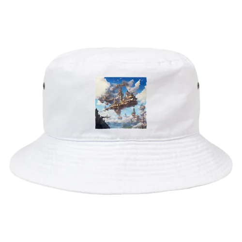 空に浮かぶ島のファンタジーグッズ Bucket Hat