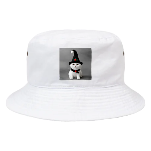 癒し魔術師の白猫グッズ Bucket Hat