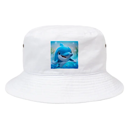 可愛らしいイルカくん Bucket Hat