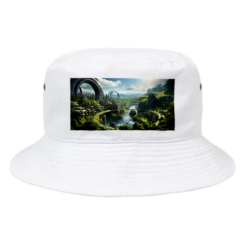 未来都市 渓谷 Bucket Hat