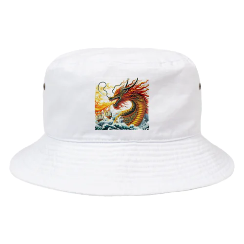 炎🔥を吐くドラゴン🐉 Bucket Hat