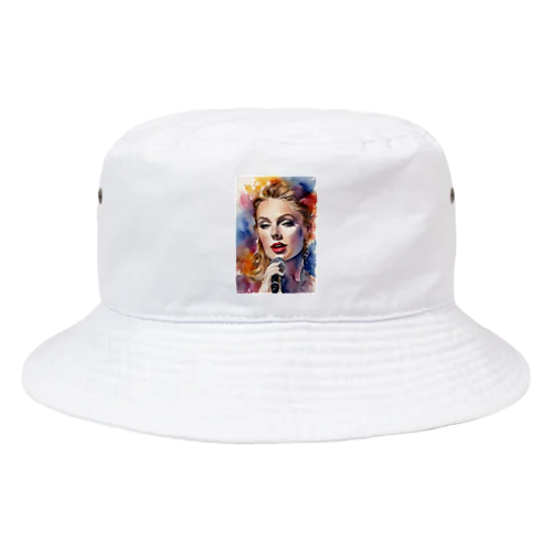 AI「Taylor Swift」水彩 Bucket Hat