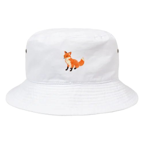 寝落ち寸前狐 Bucket Hat